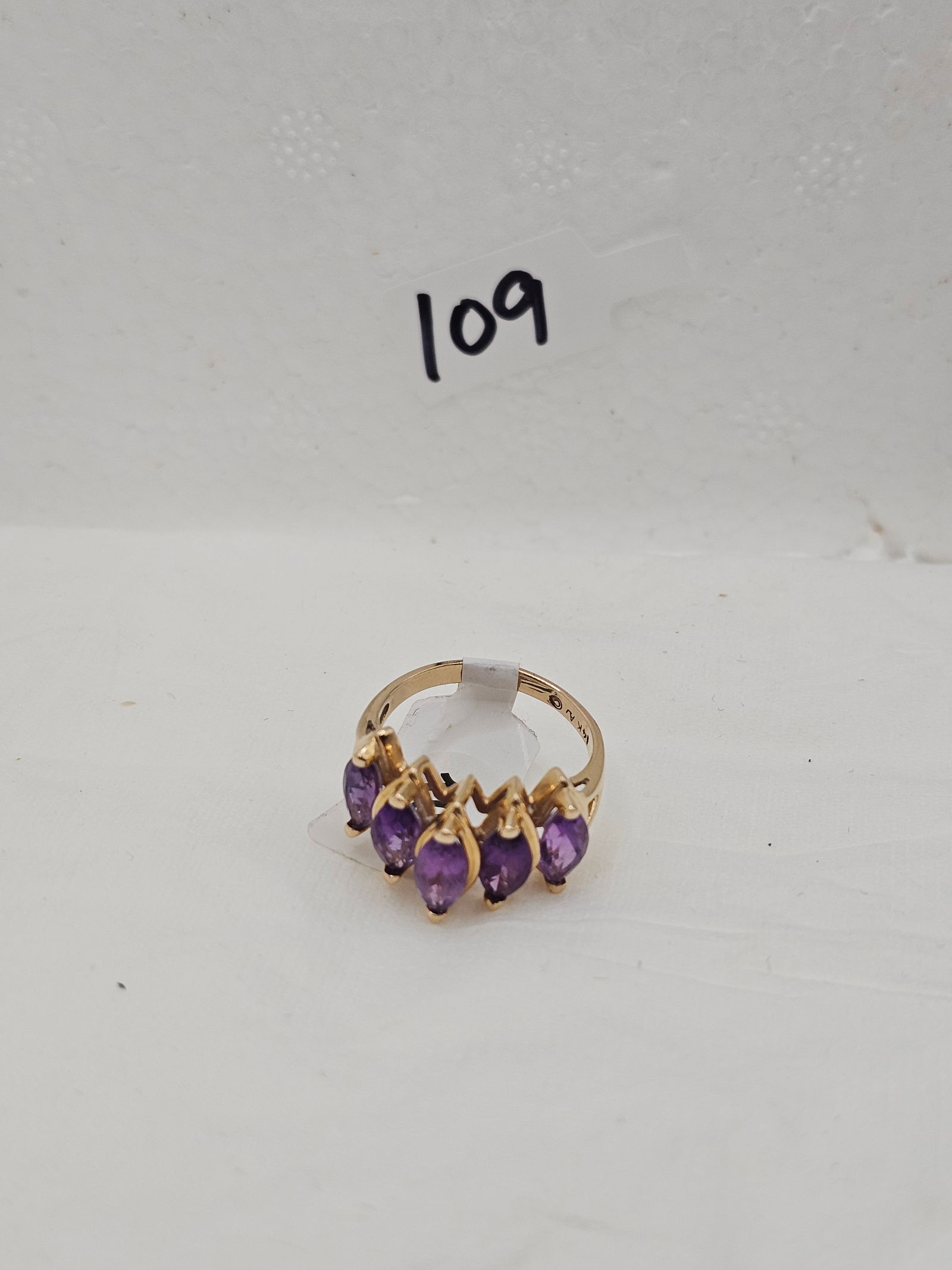 14K Amethyst Ring: 14k Amethyst Ring