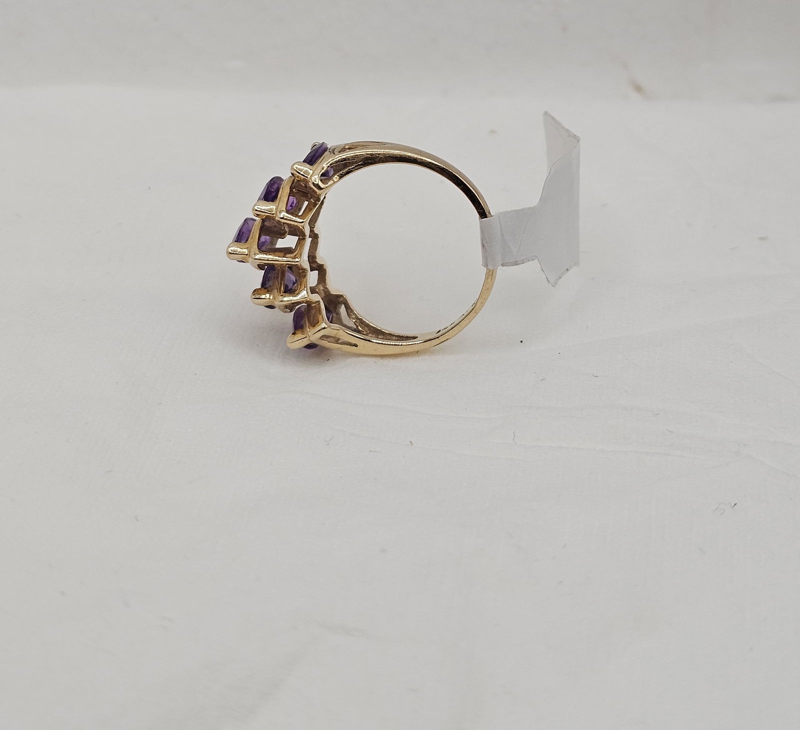14K Amethyst Ring, Size 6.5 - 3