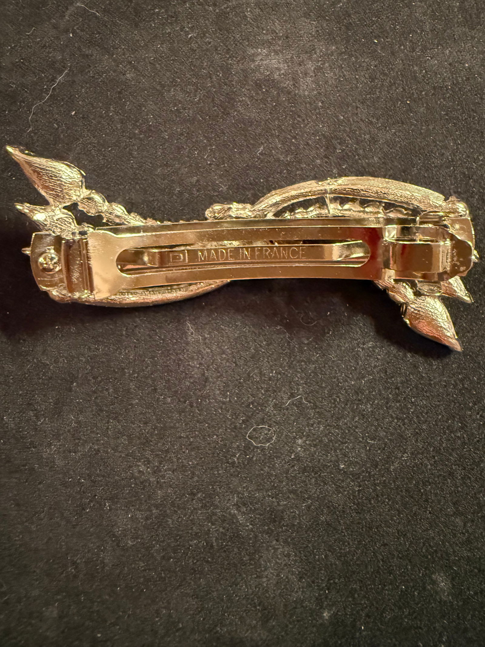 Rhinestone Hair Accessory with 93 Stones,Made in France: Rhinestone Hair Accessory Made in France, 93 Stones, 3 1/2”