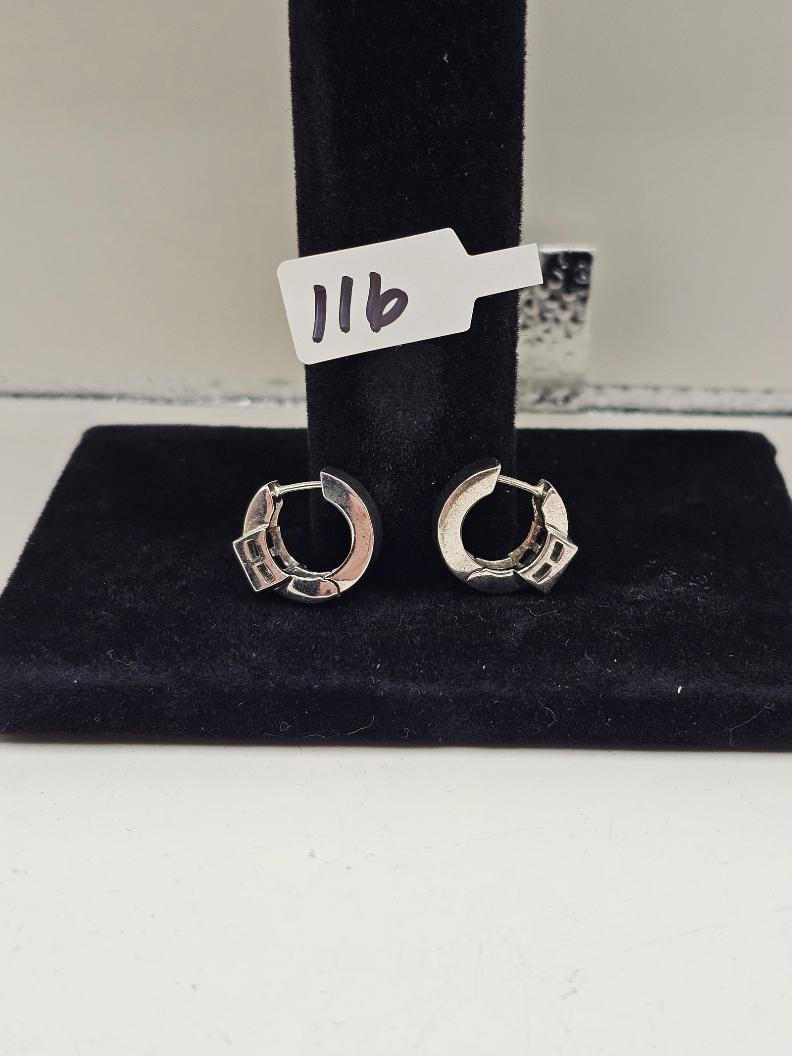 925 Silver Earrings with Blue Topaz: 925 Silver Earrings with Blue Topaz