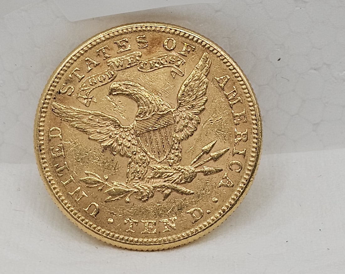 1897 Liberty Head $10 Gold Coin - Excellent Condition: 1897 Liberty Head $10 Gold Coin - Excellent Condition