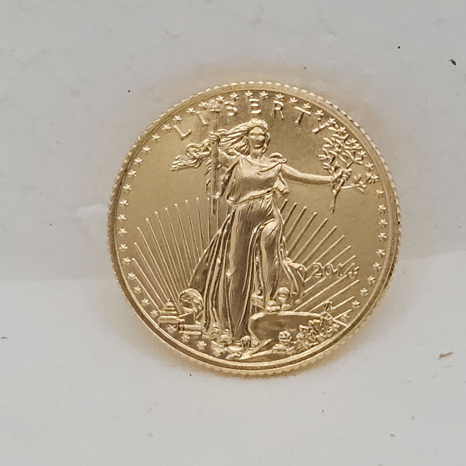 Uncirculated 2014 American Eagle $5 Gold Coin (1 of 1)