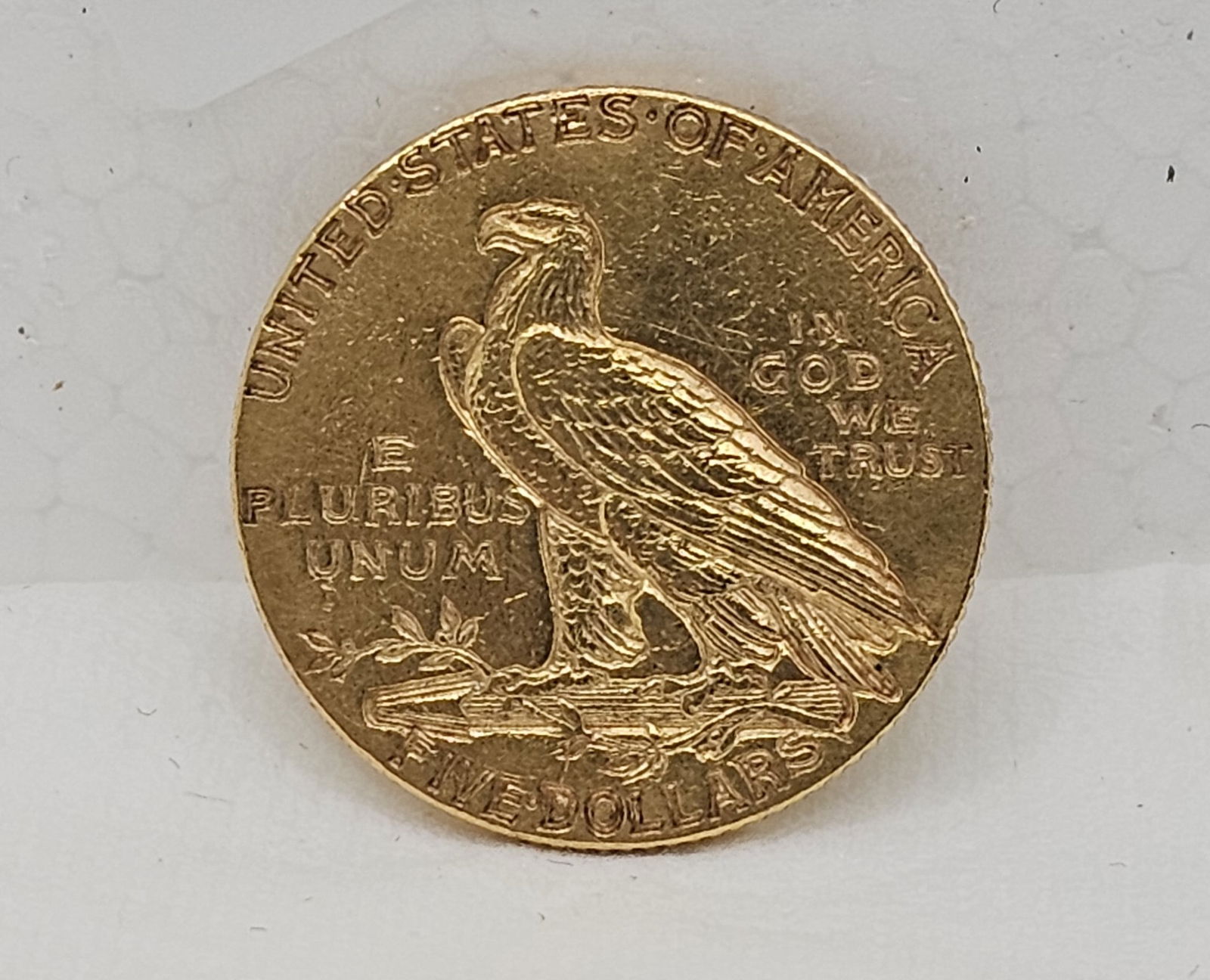 1912 Indian Head $5 Gold Coin (1 of 1)