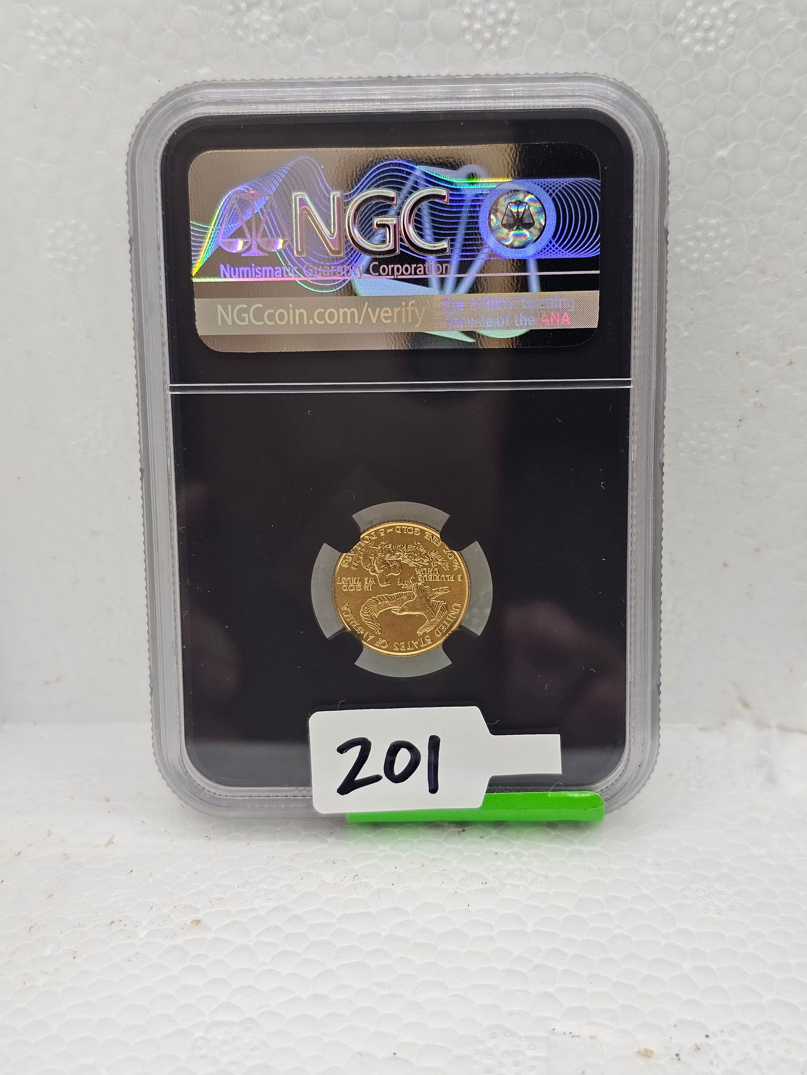 1989 Eagle $5 Gold MS69: NGC Rated MS69