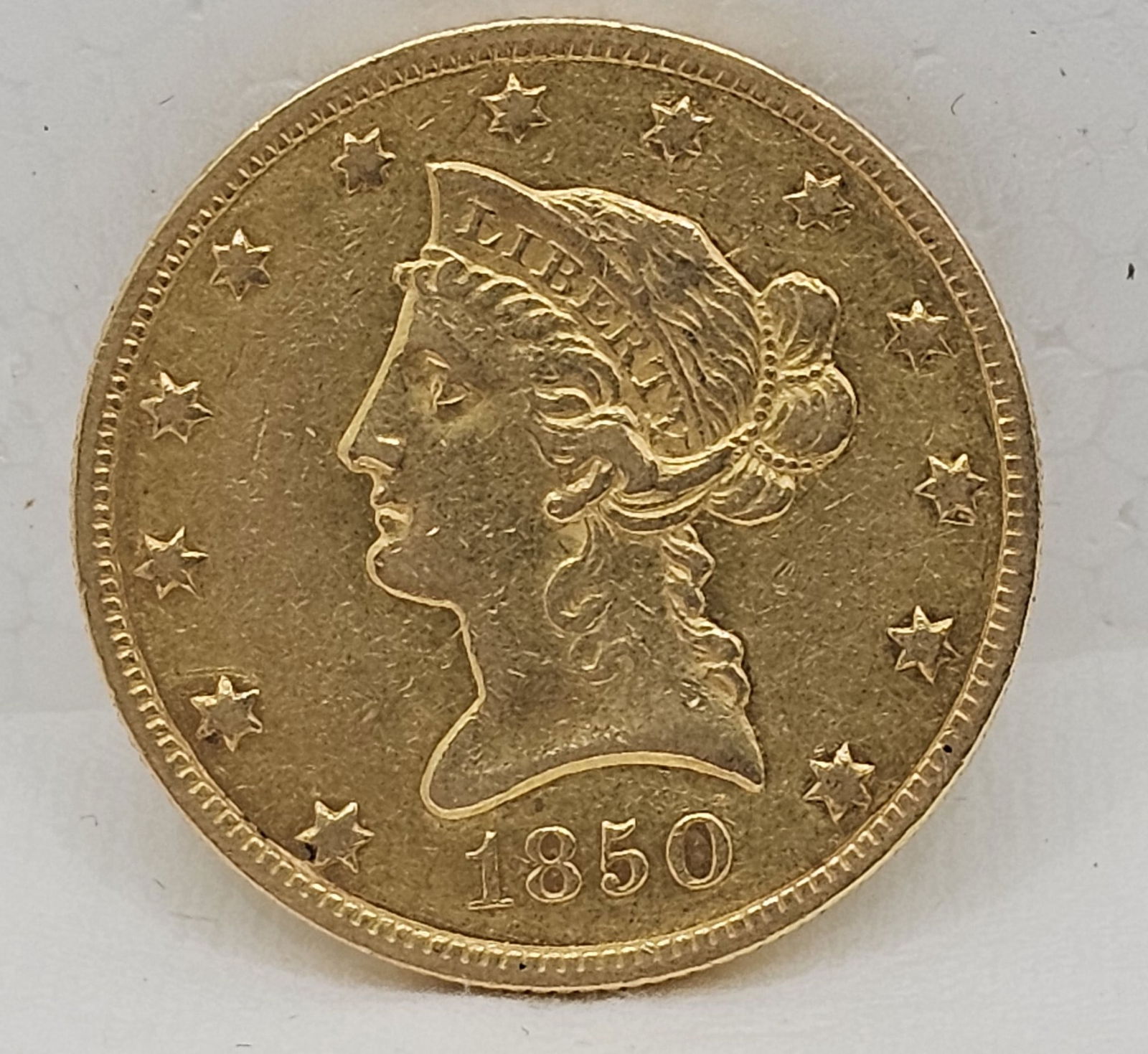 1850 Liberty Head Double Eagle $10 Gold Coin (1 of 1)
