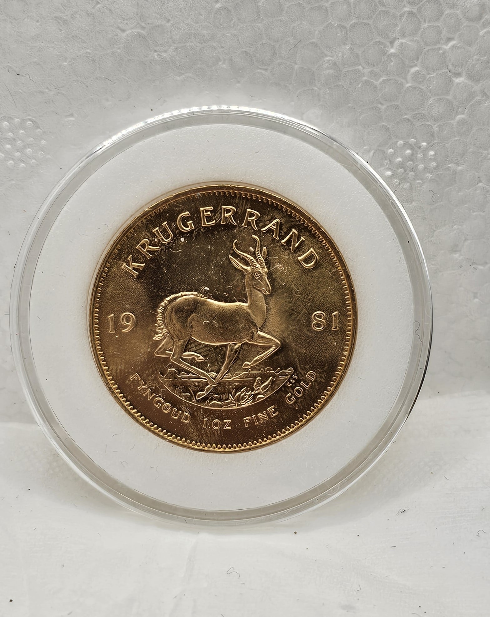 1981 South Africa Kruggerand Gold Coin (1 of 1)
