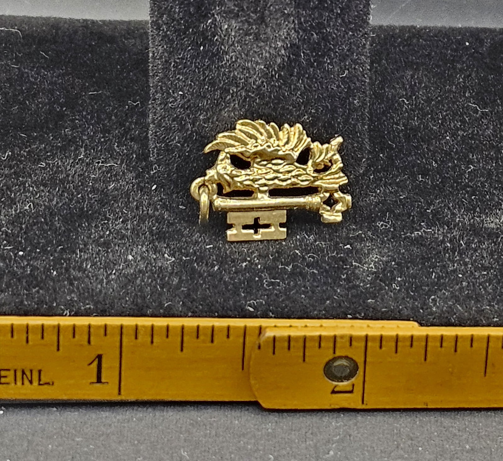 Antique 18k Griffin Charm: Antique 18k Griffin Charm