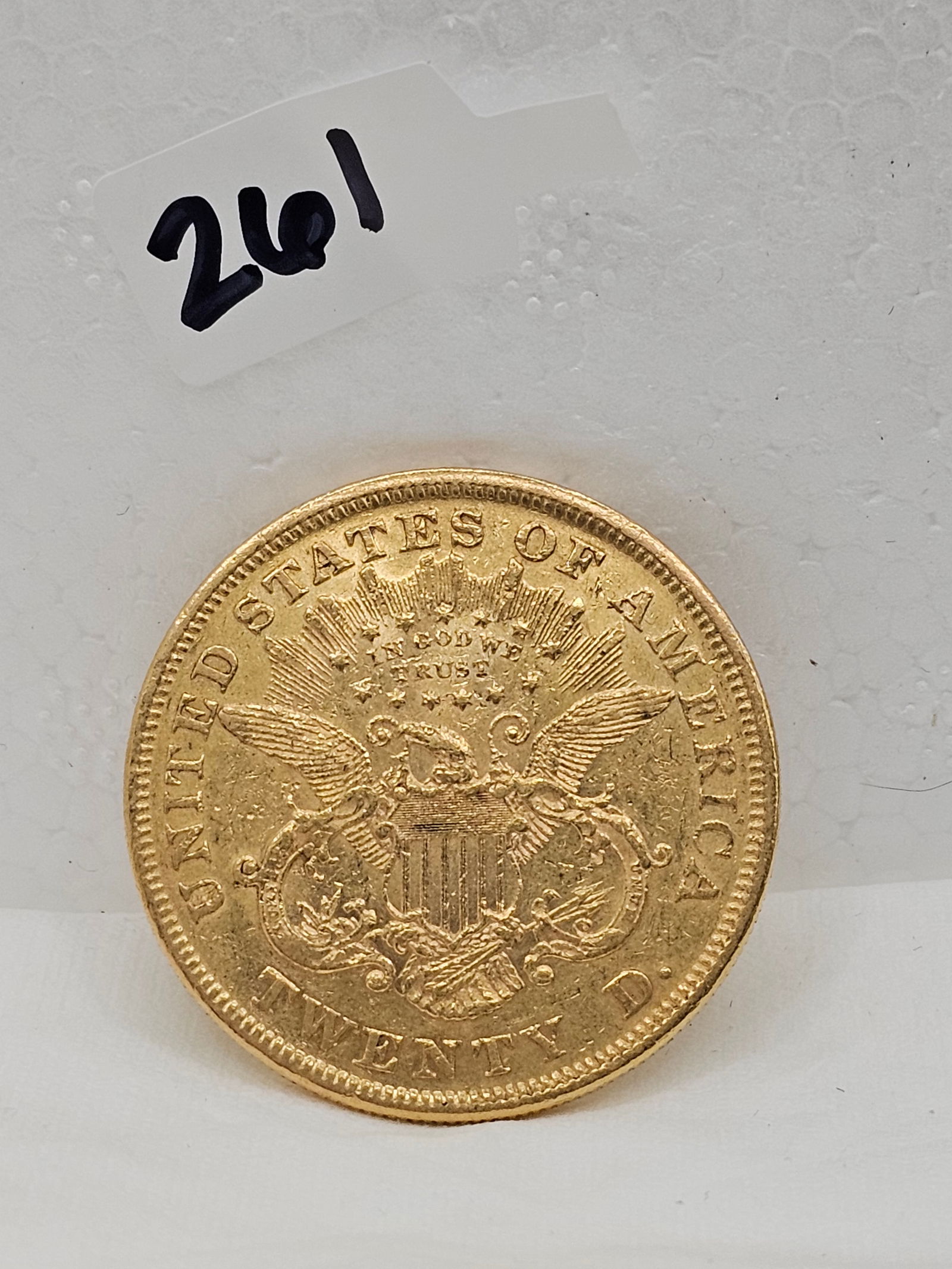 1876 Liberty Head Double Eagle $20 Gold Coin (1 of 1)