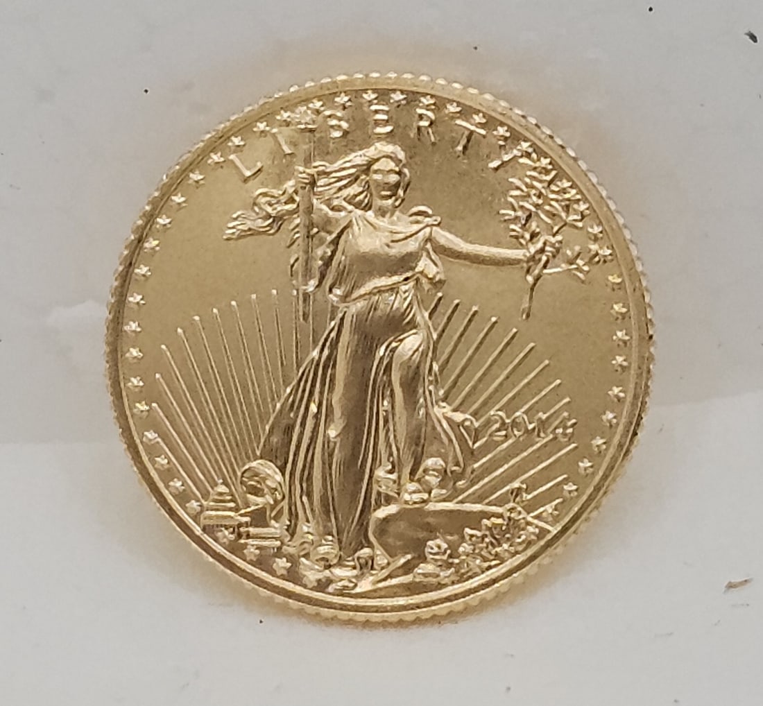 Uncirculated 2014 American Eagle $5 Gold Coin (1 of 1)