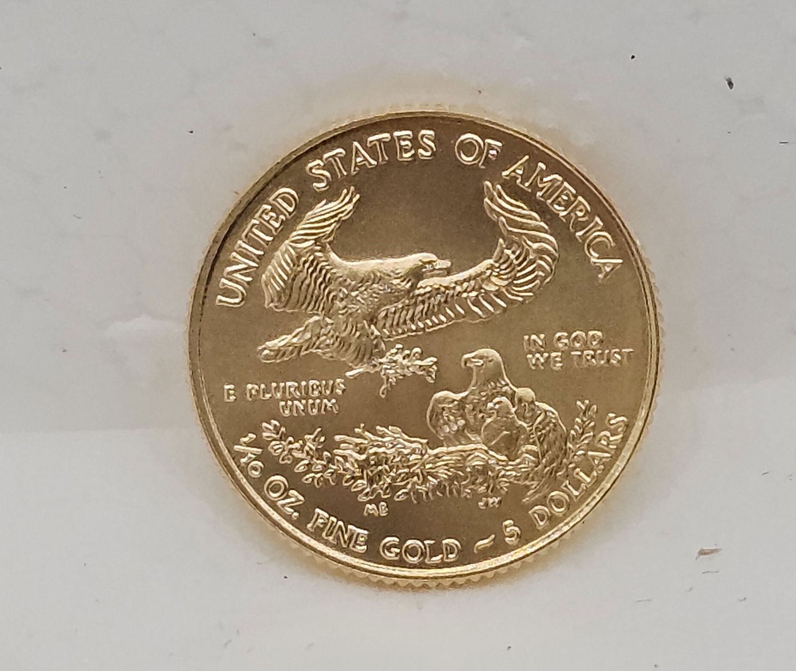 Uncirculated 2014 American Eagle $5 Gold Coin (1 of 1)