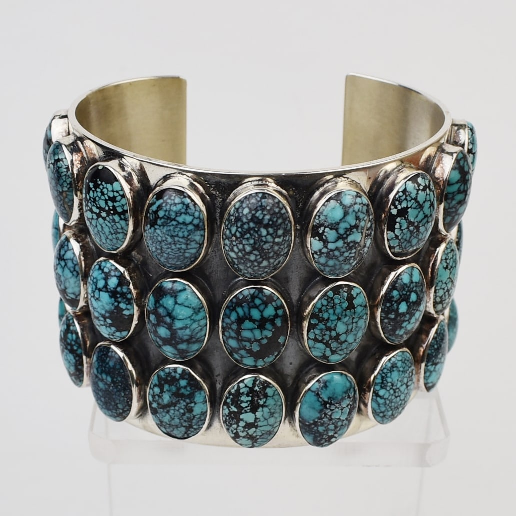 Ronnie Willie (Navajo) 3 Row Bracelet (1 of 5)