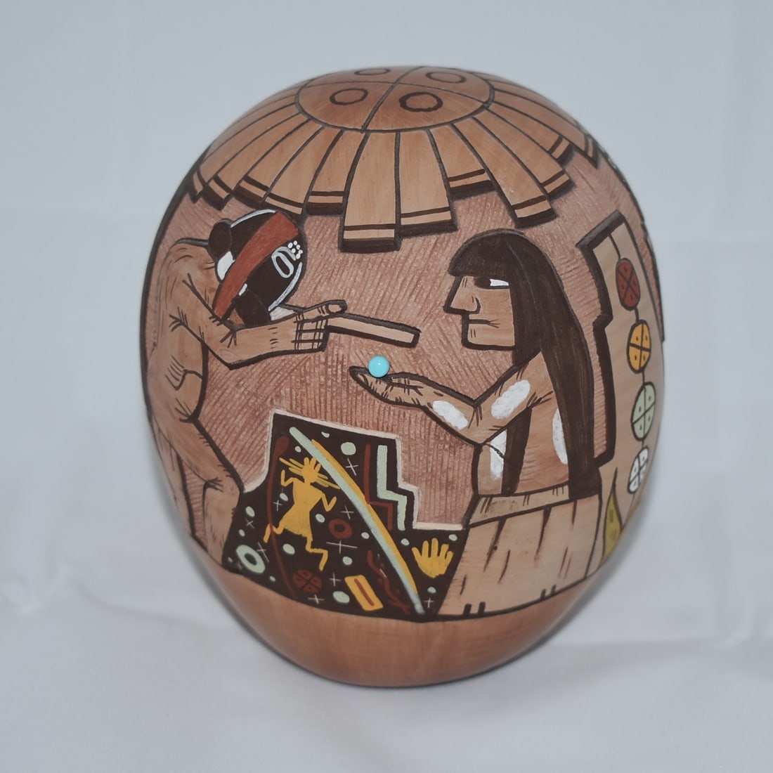 LAWRENCE NAMOKI (HOPI) SEED POT (1 of 5)