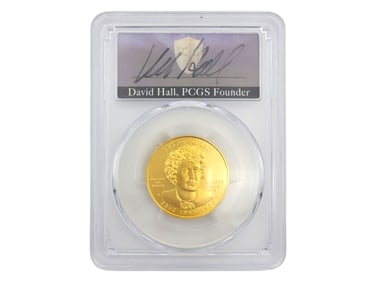 2015-W PCGS MS70 $10 Bess Truman First Strike Signed David Hall