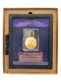 RARE 1855; $50 Kellog, Comm Resstrike S.S. Central American, DCAM (Proof)