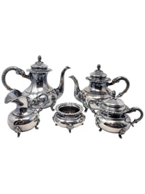 ALT Heidelberg Sterling Silver Tea 5 Piece Set