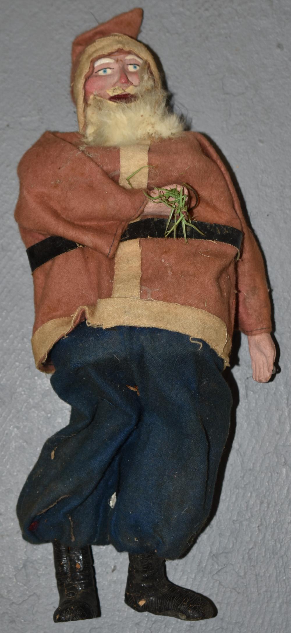 12" Vintage Papier Mache Santa Figure (1 of 1)