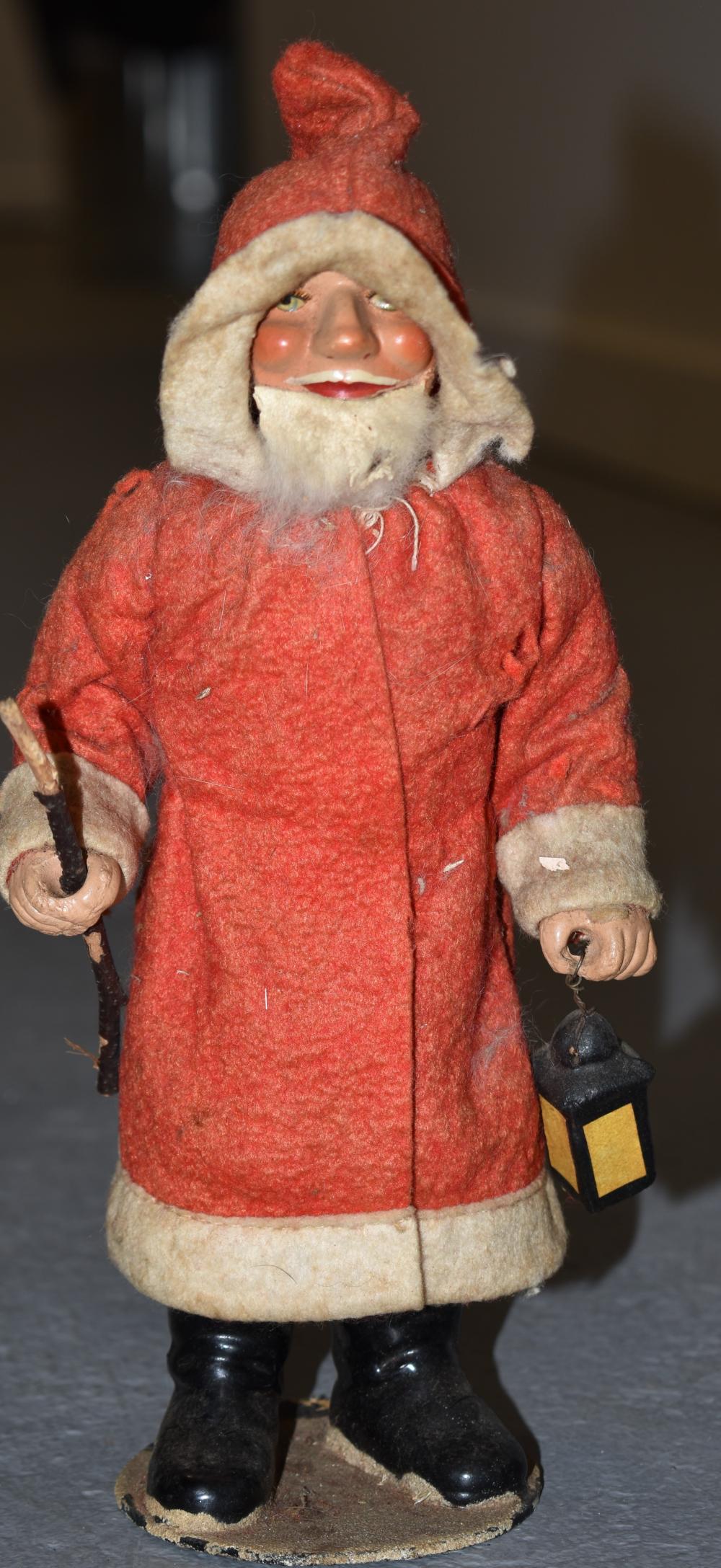 10" Vintage Composition Santa Figure (1 of 2)