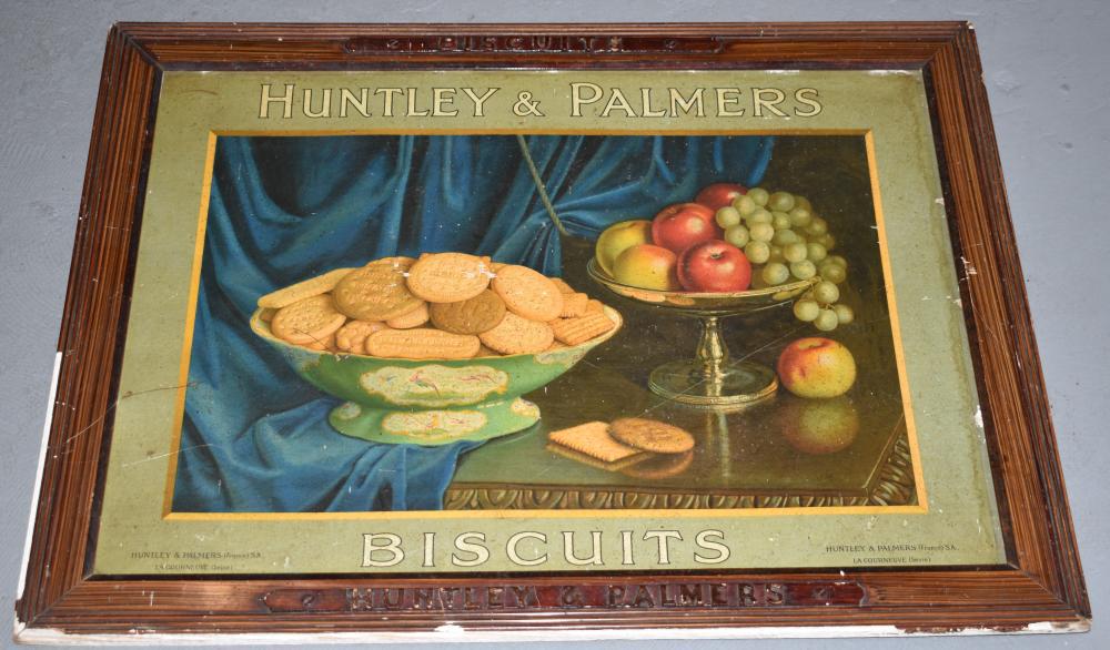 Huntley & Palmers Biscuit Advertising Sign (1 of 1)