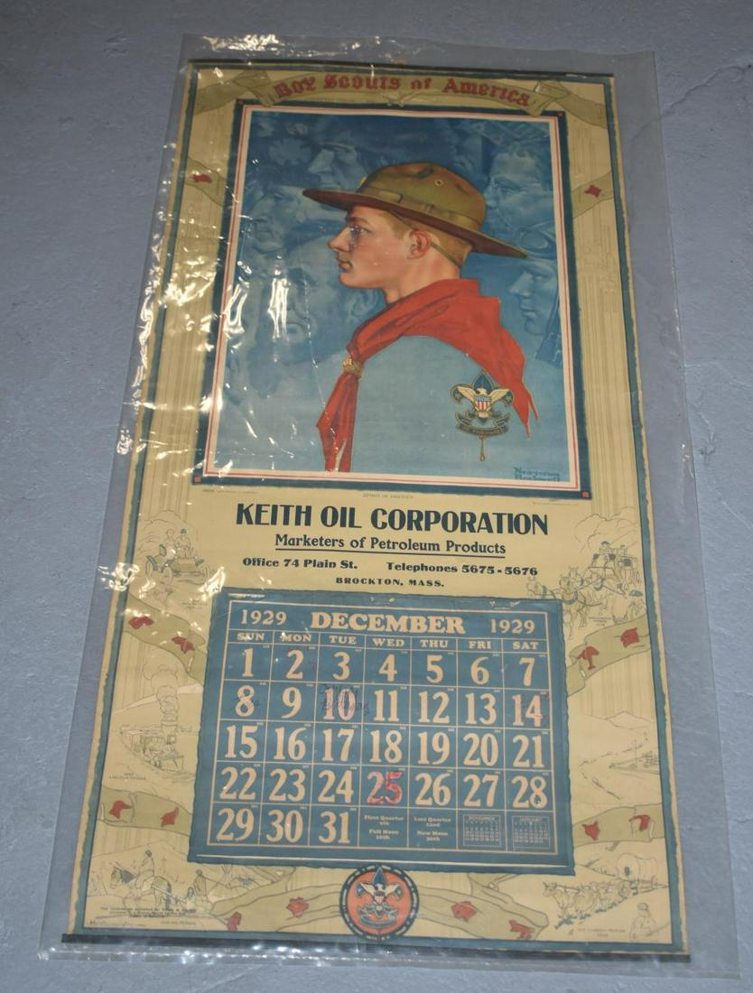 Advertising Poster with Norman Rockwell Boyscouts (1 of 1)