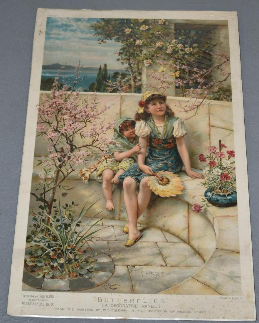 1910 Pears Paper Advertising Poster (1 of 1)