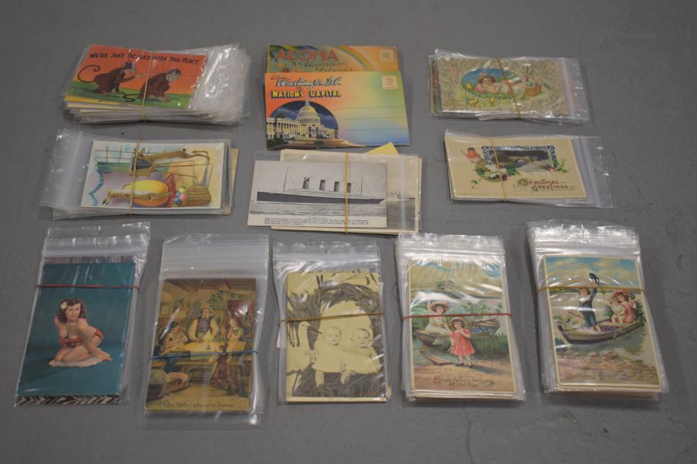 Tray Lot of Misc. Vintage Post Cards (1 of 1)