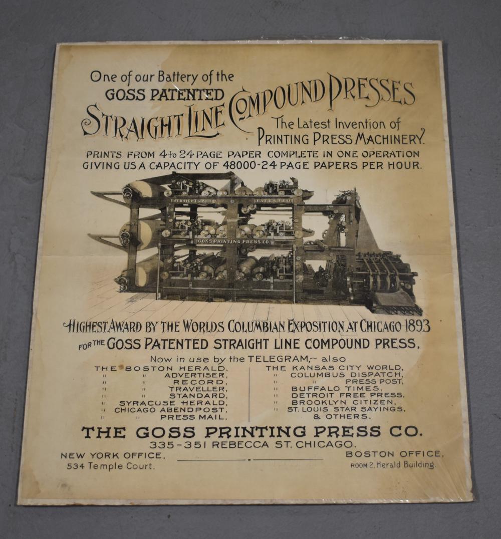 Paper Advertisment -Straight Line Compound Presses (1 of 1)
