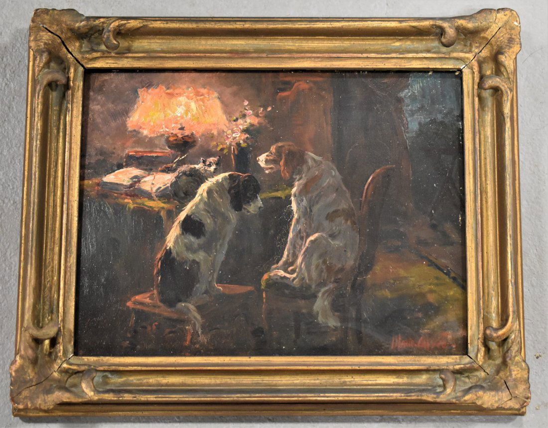 Marie Calves French Oil Painting (1 of 2)