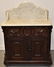 Victorian Walnut Marble Top Commode