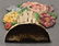 Hubley Painted Cast Iron Floral Doorstop - 3