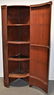 Early N.E. Barrel Form Corner Cupboard - 4
