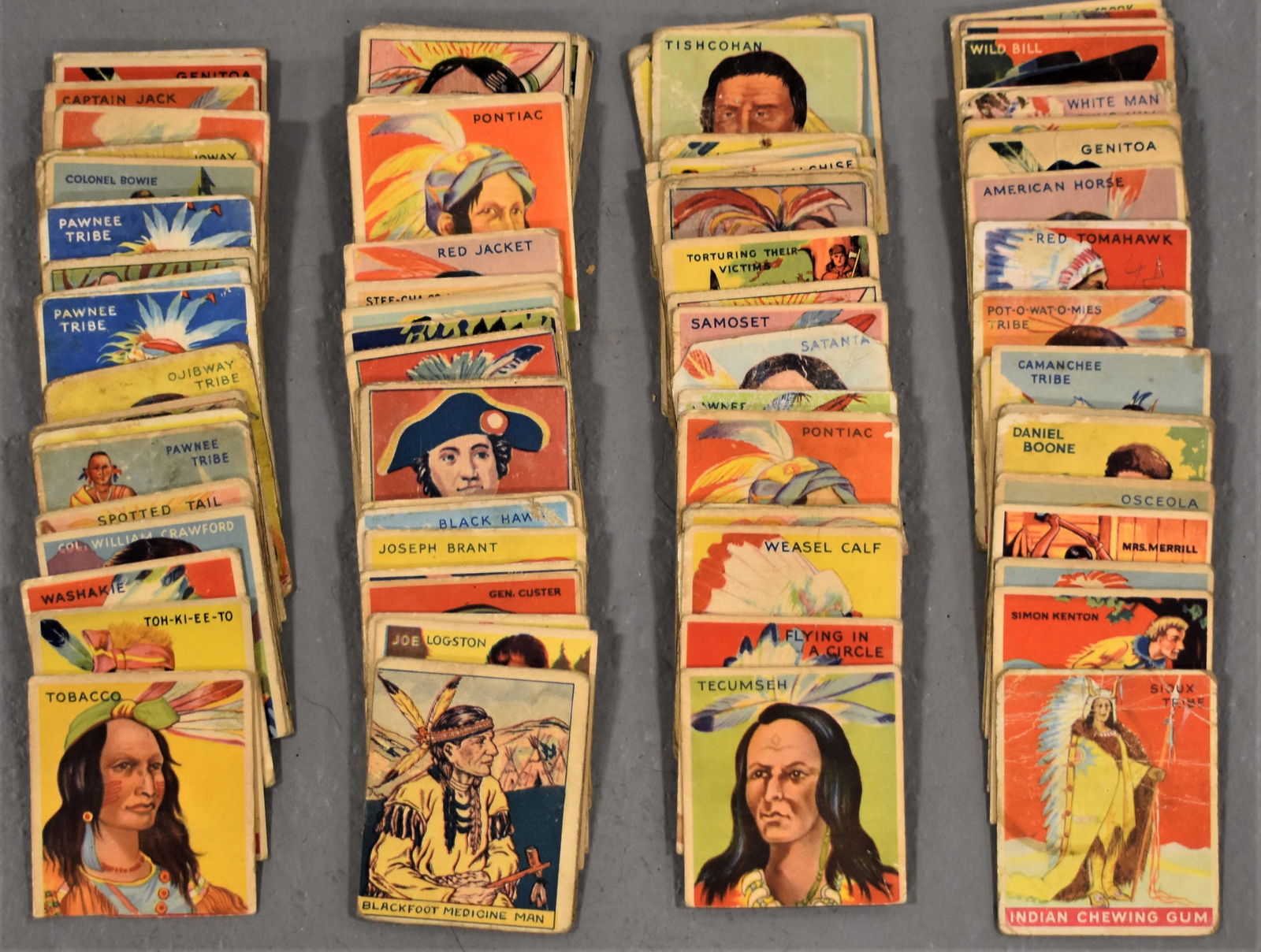 Lot (99) Indian Gum Trading Cards (1 of 1)