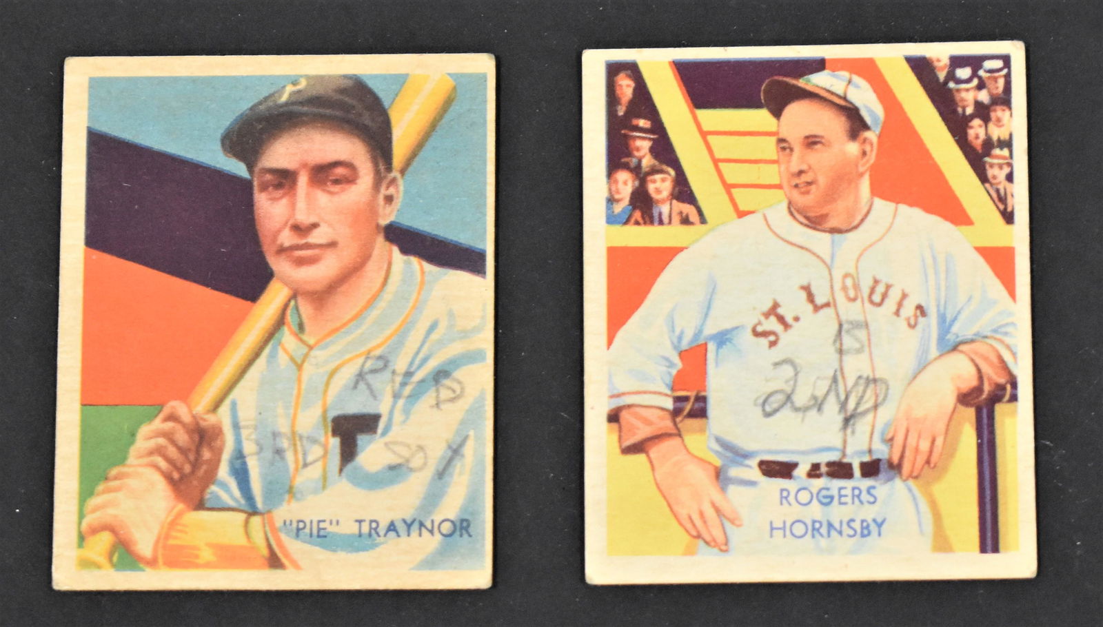 (2) 1934-36 H.O.F. Diamond Stars Baseball Cards (1 of 2)