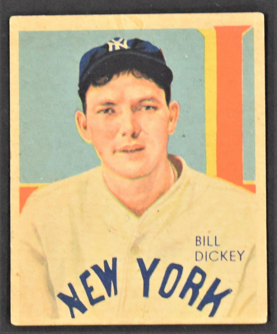 1934-36 Bill Dickey Diamond Stars Baseball Card (1 of 2)