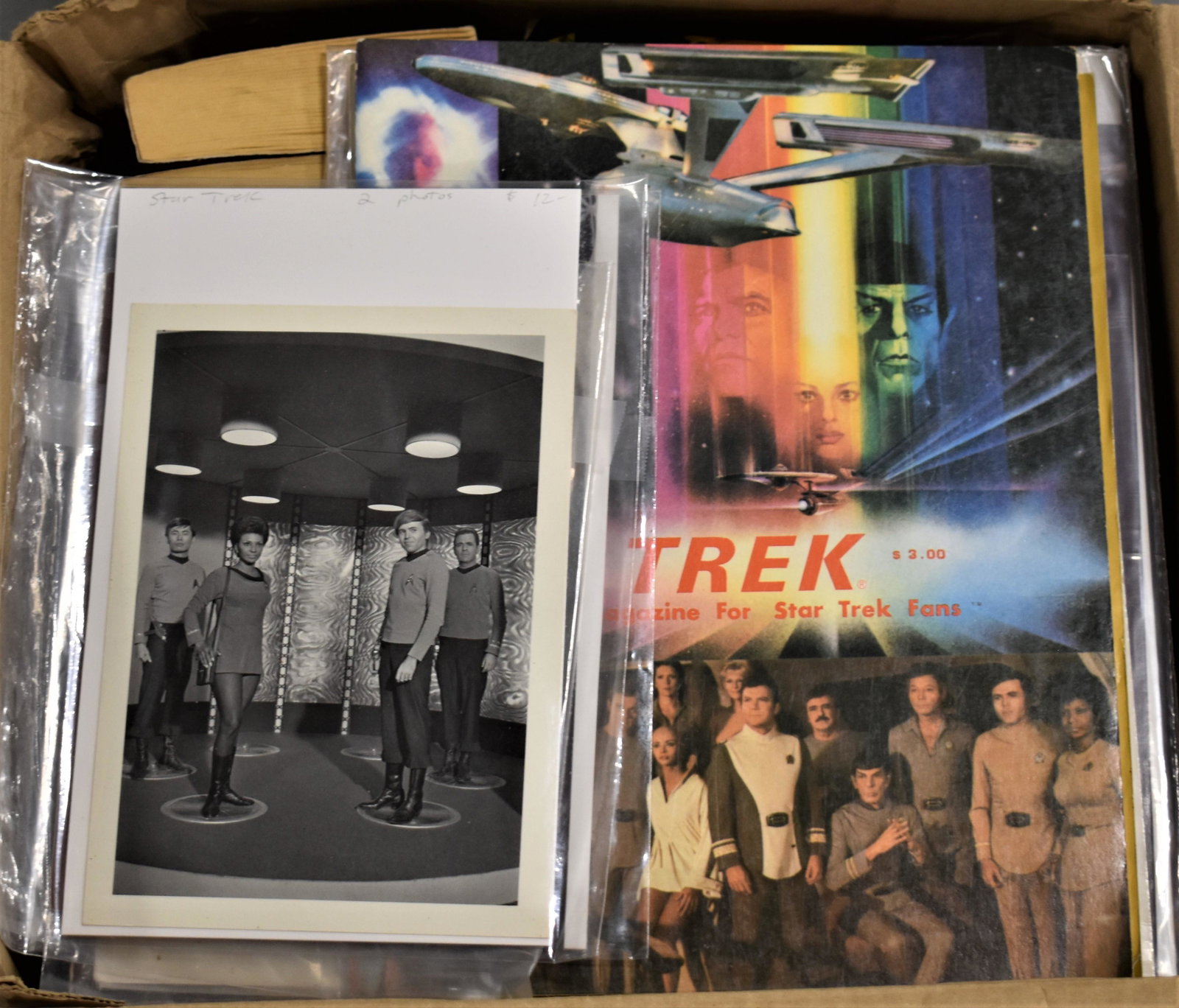 Books and Ephemera on Star Wars and Star Trek: STAR TREK-ORIGINAL PHOTOS AND MORE - 27 VOL. STAR WARS - USED,IMPERFECTIONS