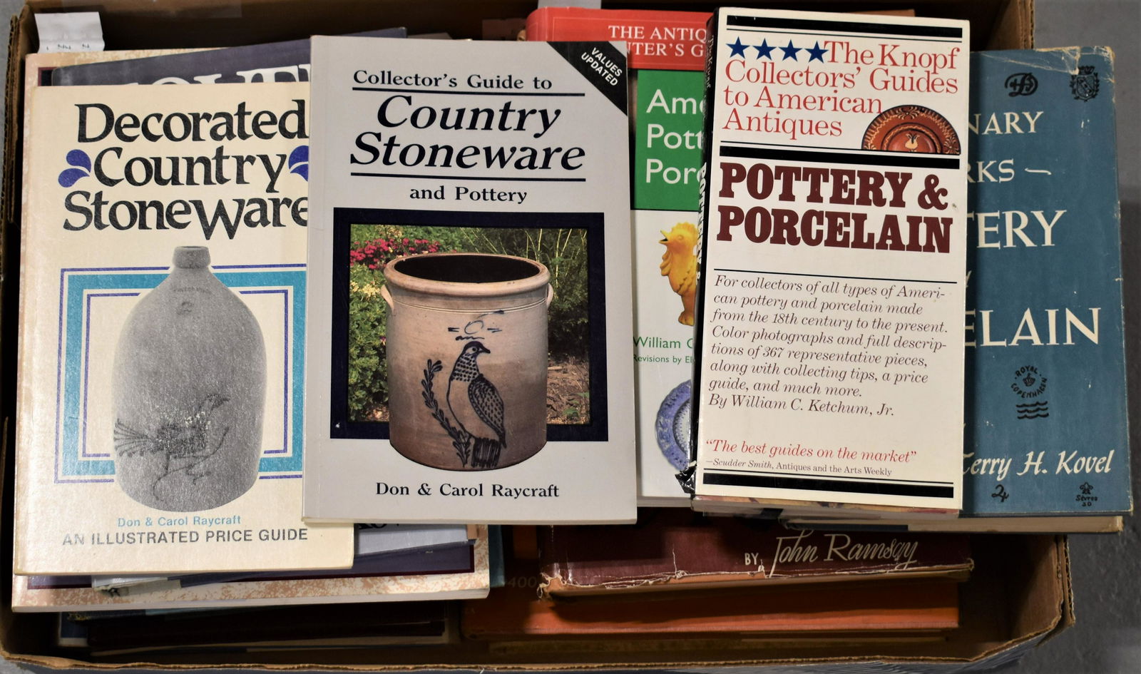 14 Volumes of Books on Pottery and Stoneware (1 of 1)