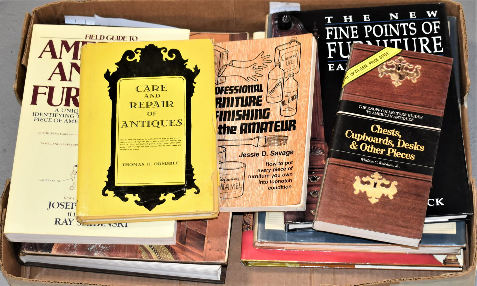 9 Volumes of Books on Antique Furniture (1 of 1)