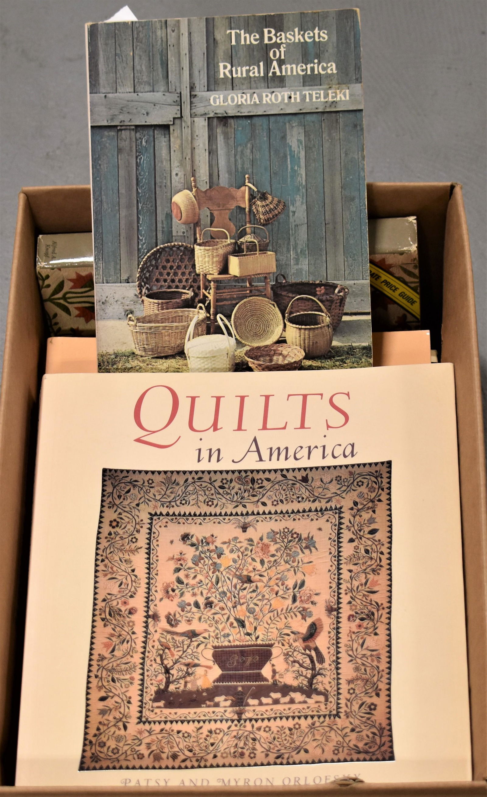 7 Volumes of Books on Textile Arts and Basketry (1 of 1)