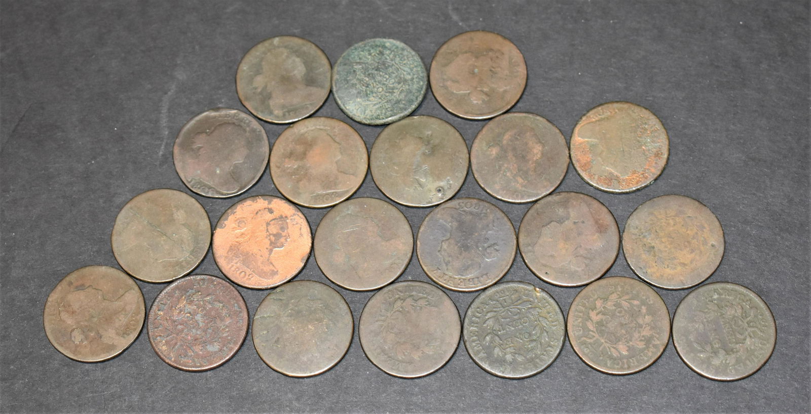 21 Misc Bust Large Cents (1 of 2)