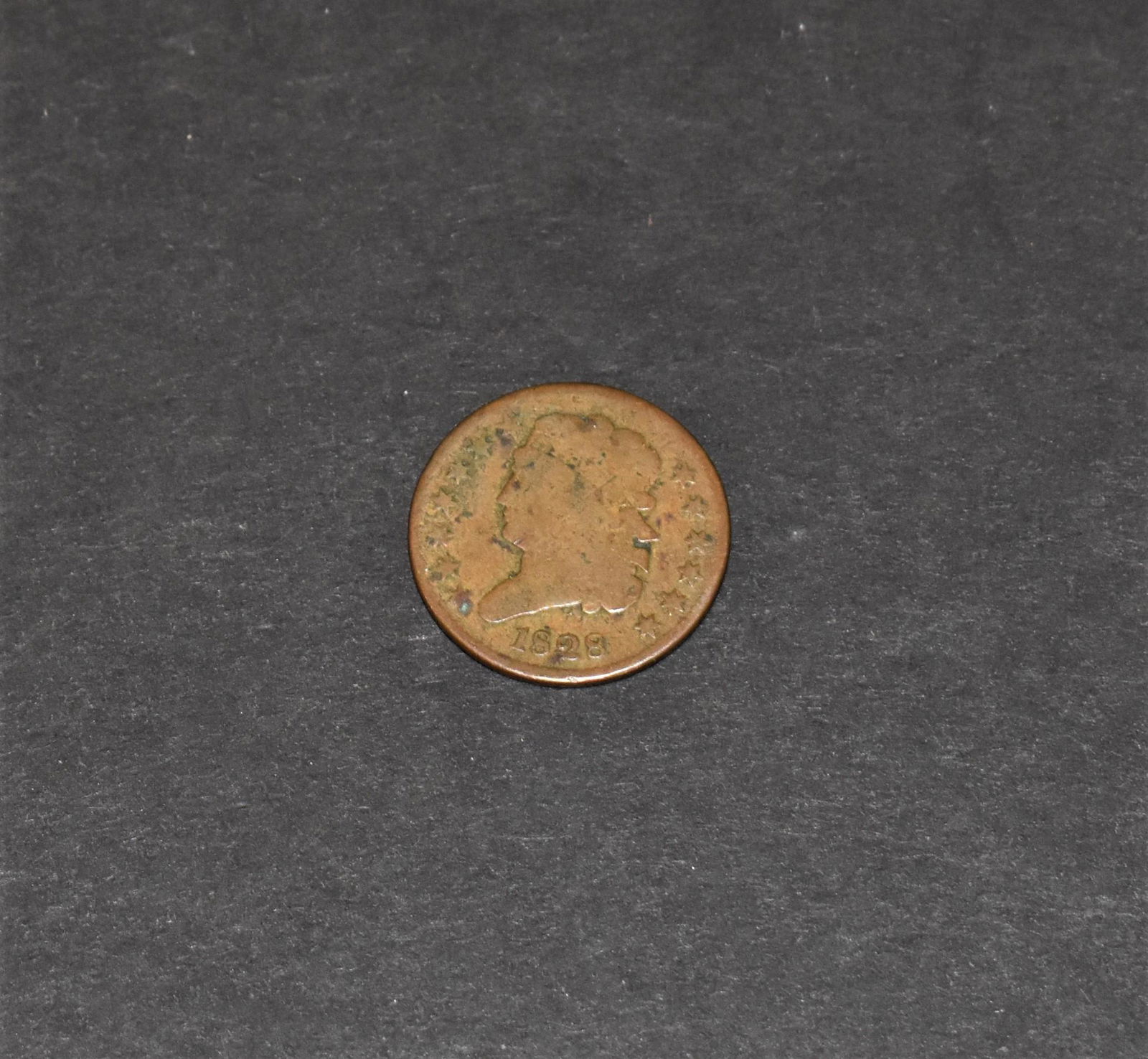 1828 - Bust Half Cents (1 of 2)