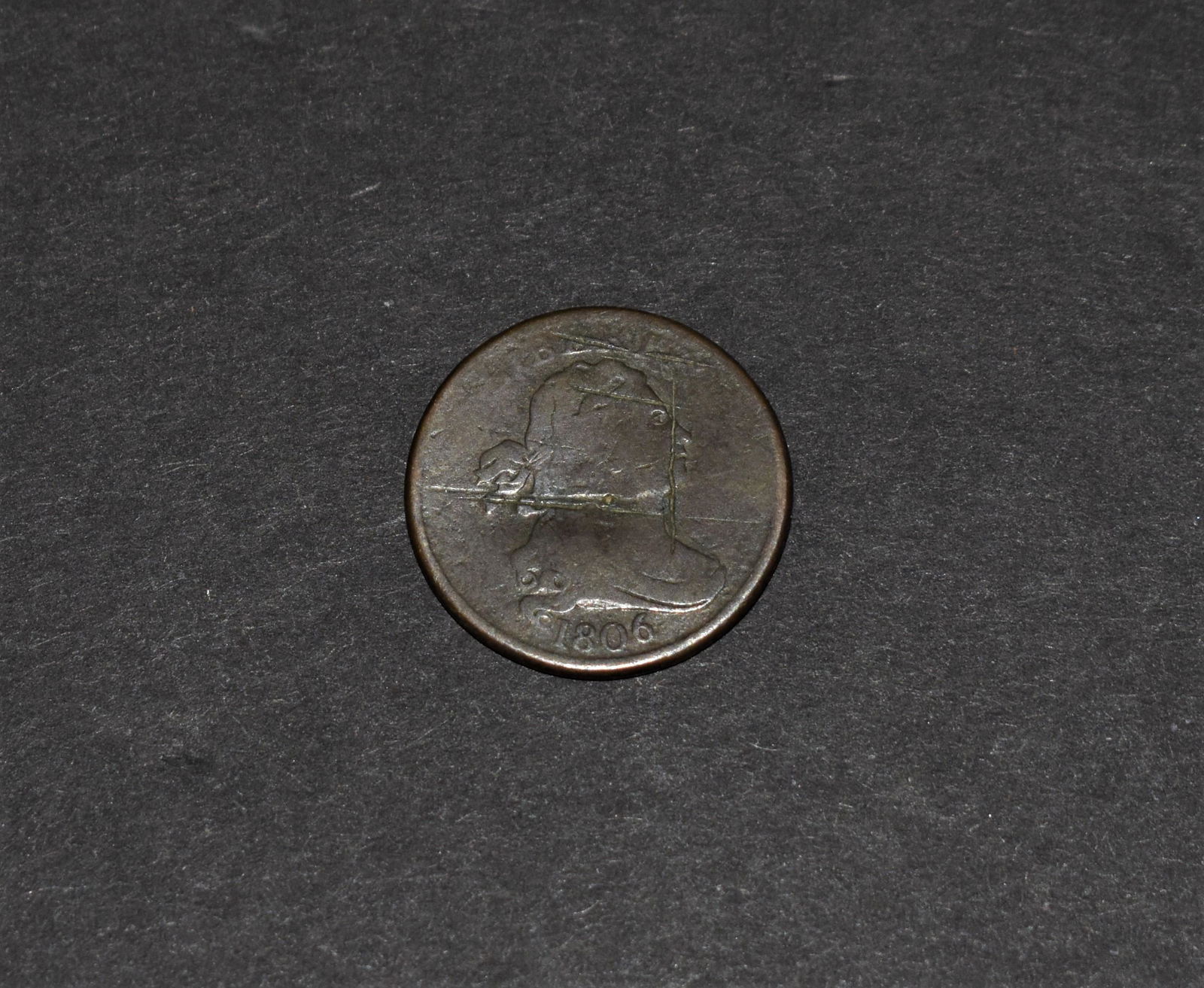 1806 - Bust Half Cent (1 of 2)