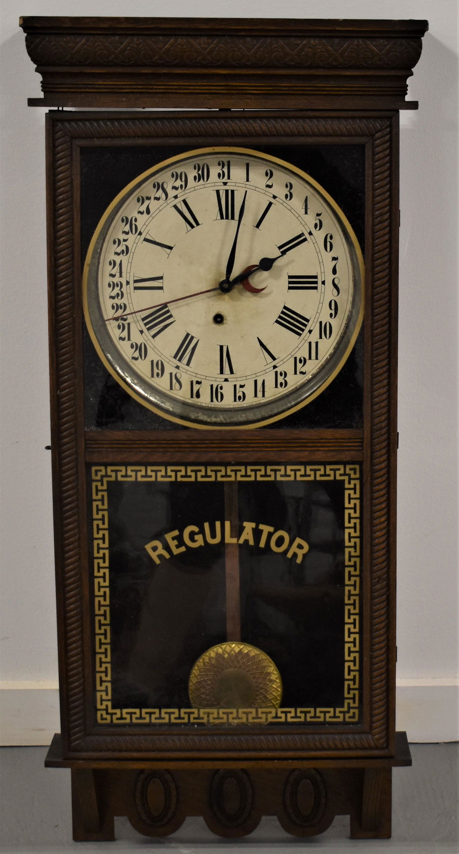 Ingraham Regulator Wall Clock