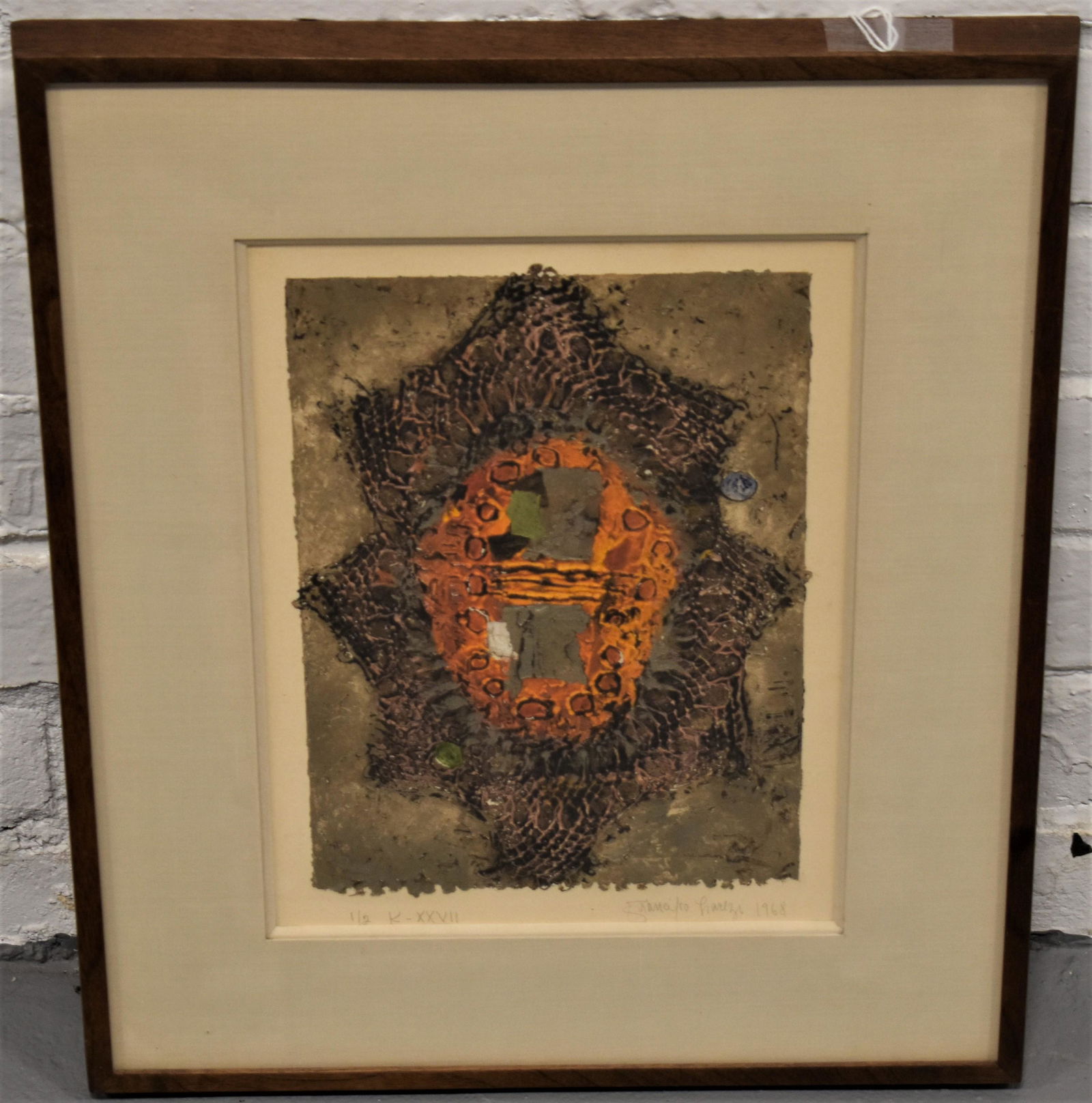 Franciso Larez Colored Lithograph (1 of 2)