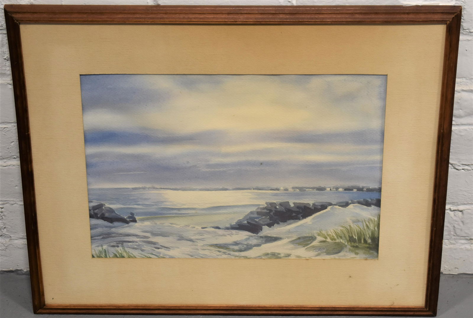 Earl Nutting Seascape Watercolor (1 of 2)