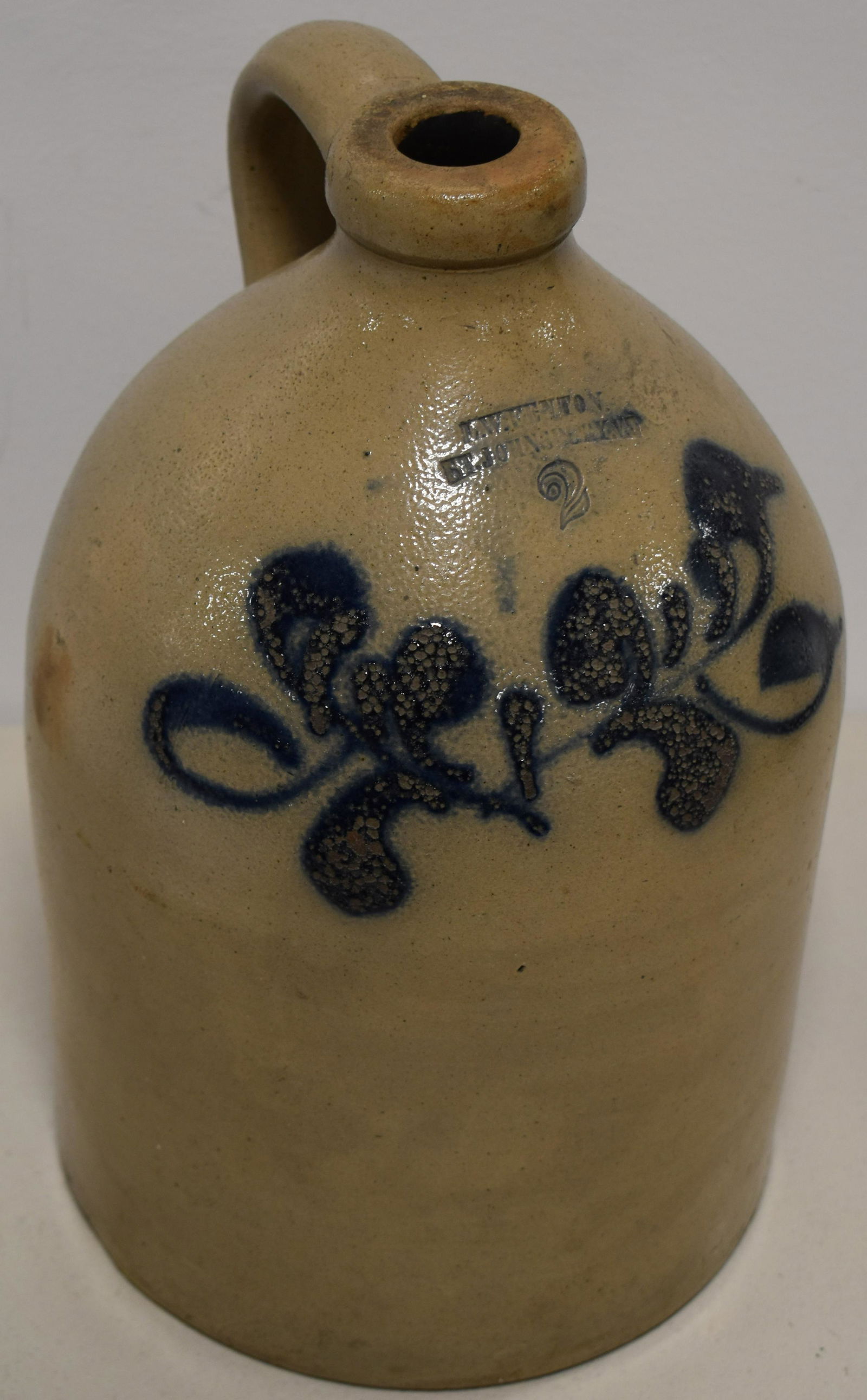2 Gallon Fenton Decorated Stoneware Jug (1 of 2)