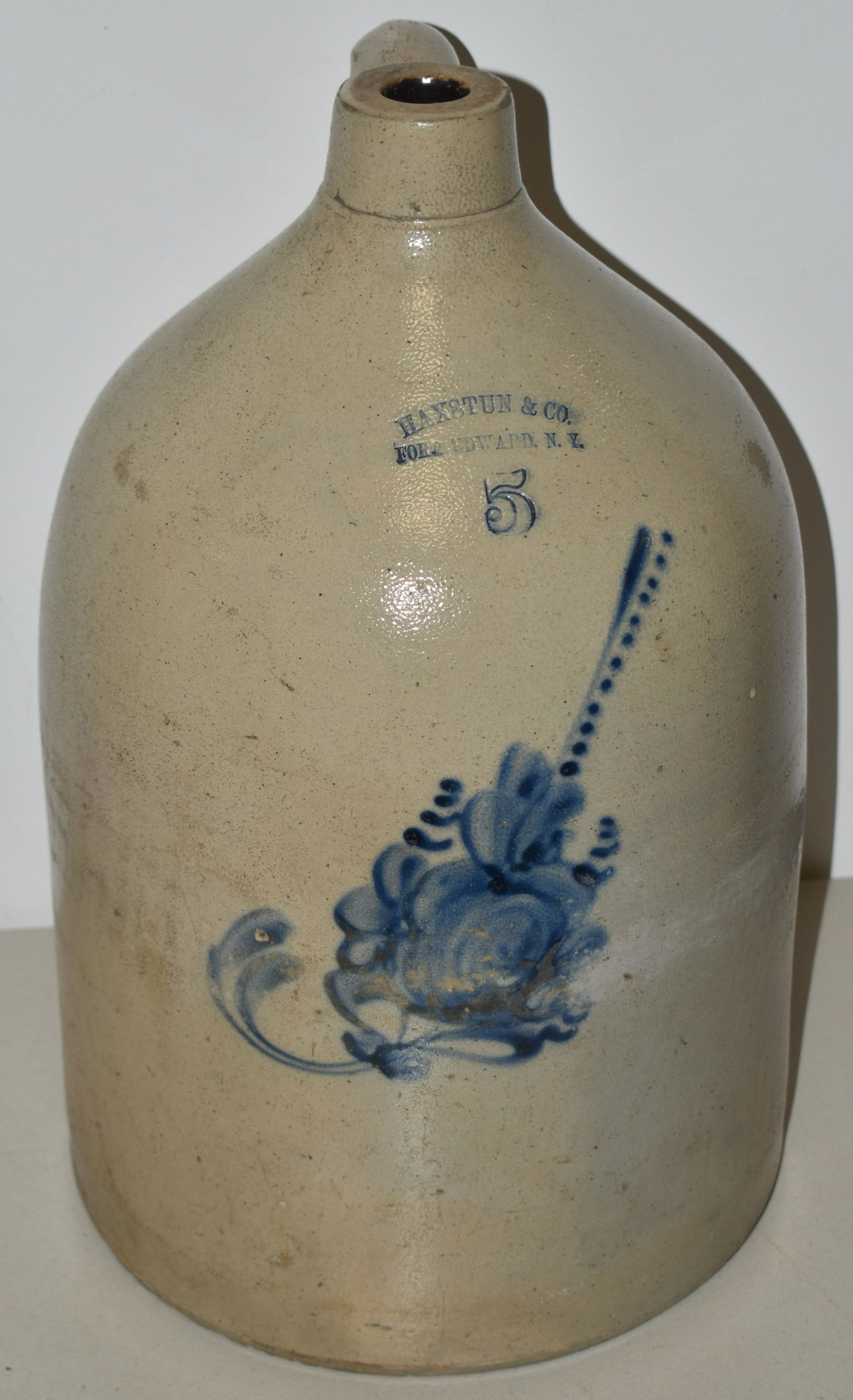 5 Gallon Decorated Stoneware Jug (1 of 2)
