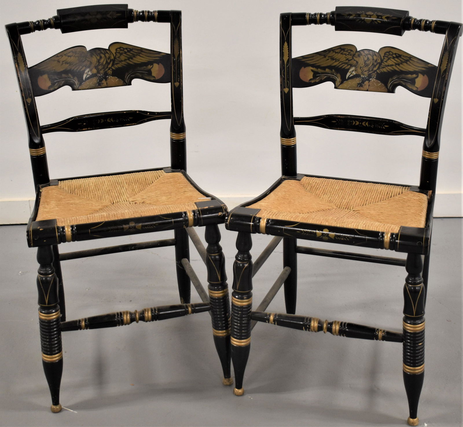 Pair Ethan Allen Hitchcock Chairs (1 of 4)