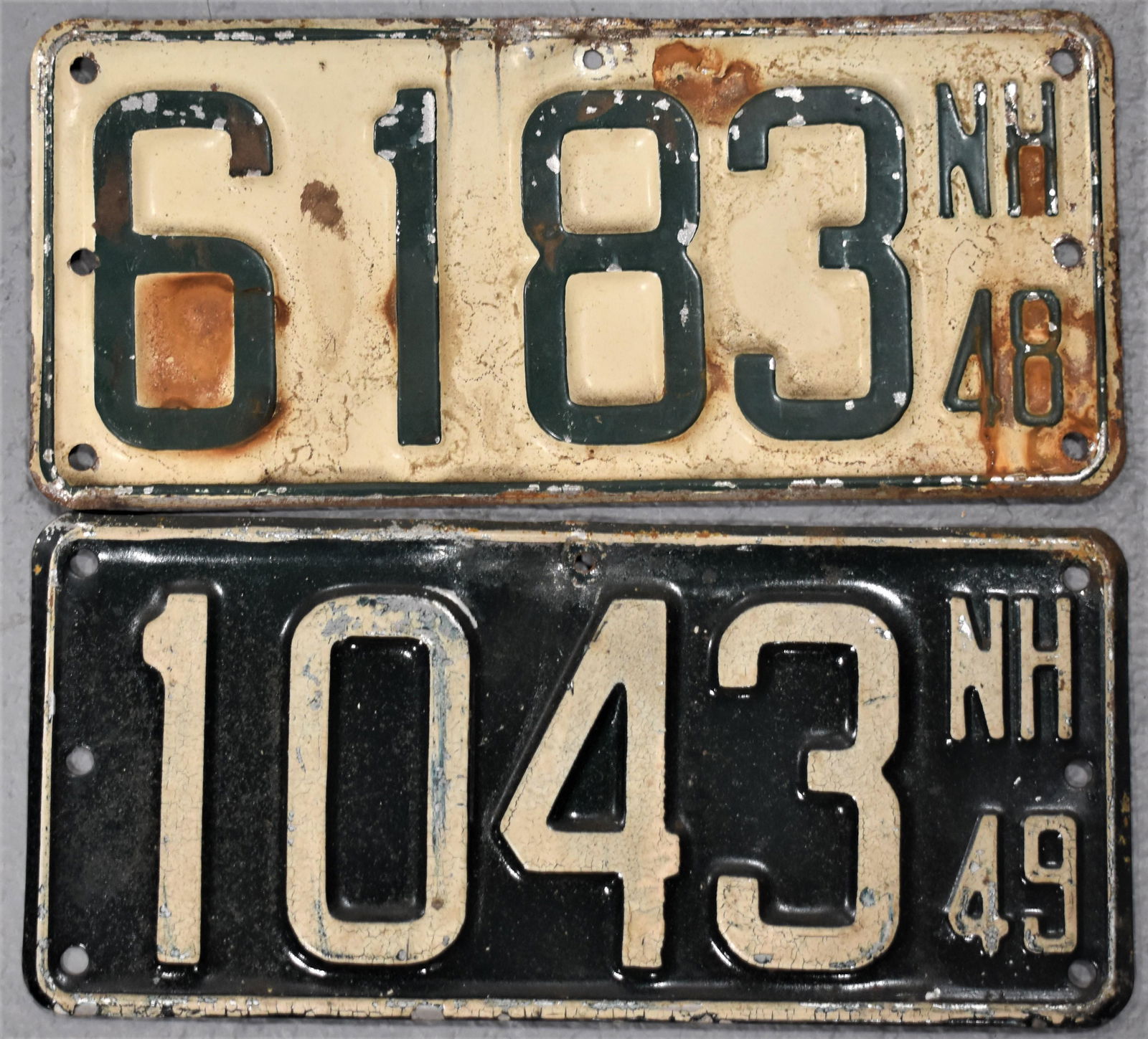 Lot 1940's N.H. License Plates (1 of 1)