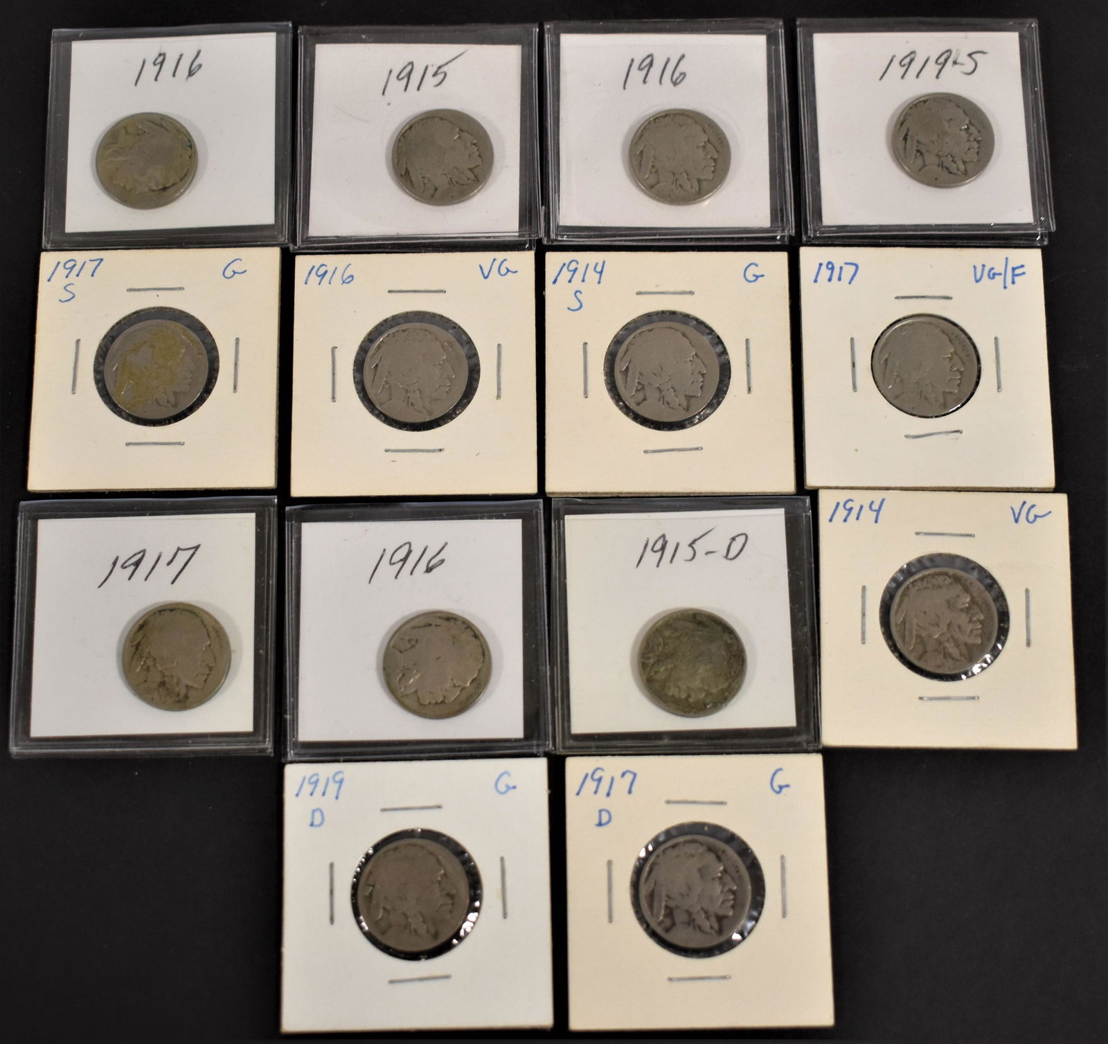 14 Buffalo Nickels (1 of 1)