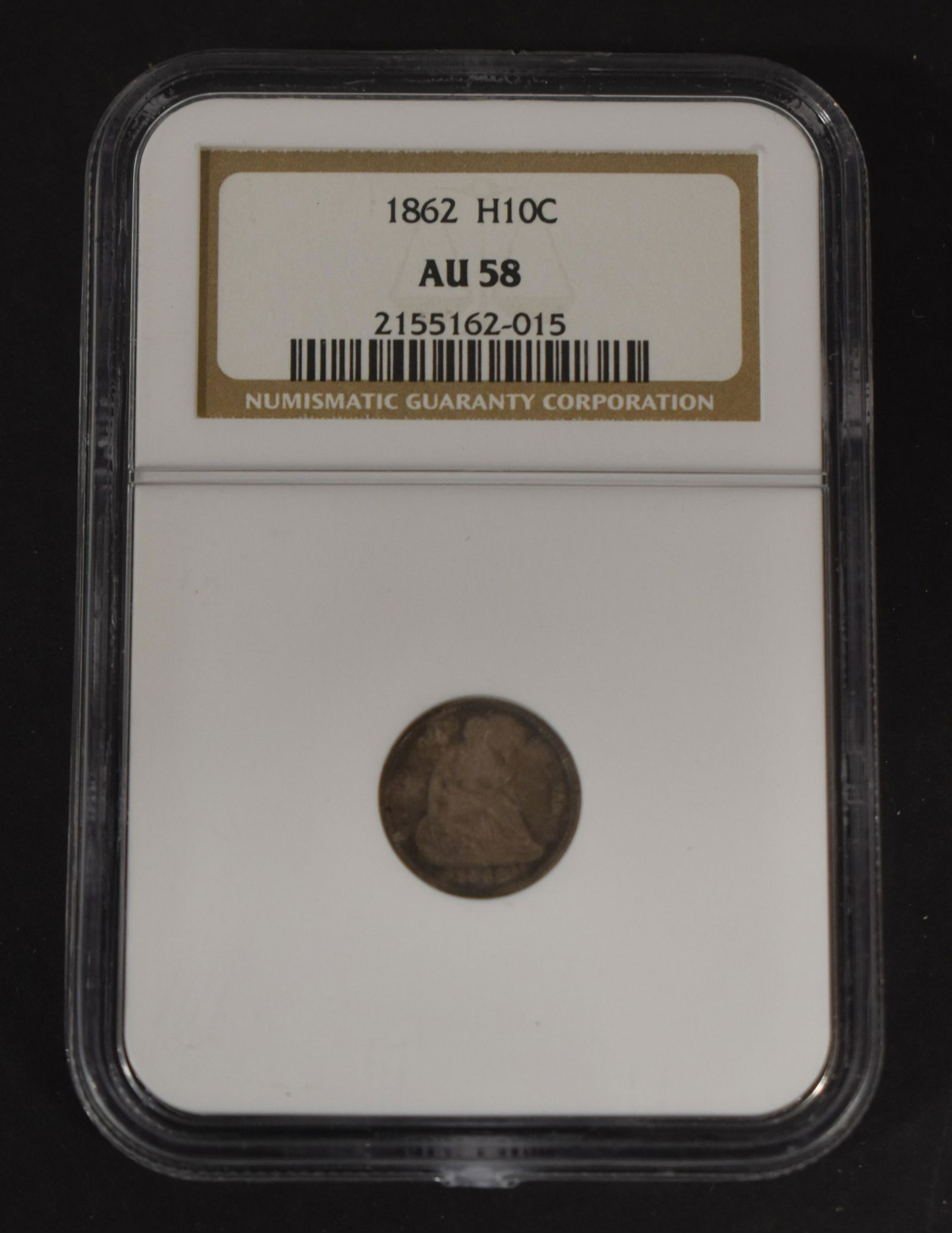 1862 U.S. Silver Half Dime (1 of 2)