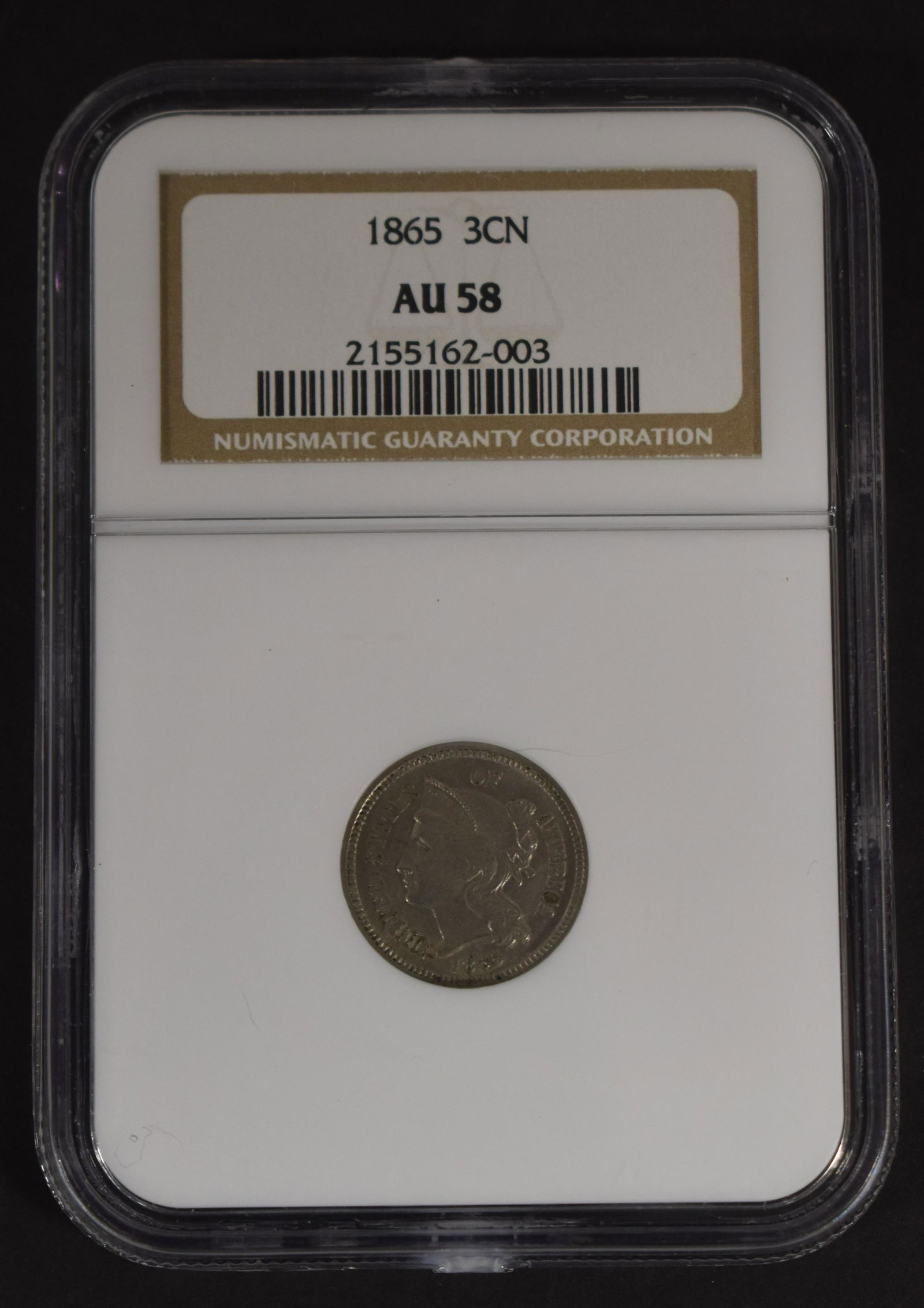 1865 3 Cent Coin (1 of 2)